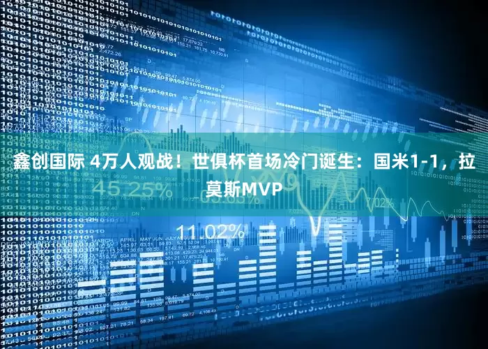鑫创国际 4万人观战！世俱杯首场冷门诞生：国米1-1，拉莫斯MVP